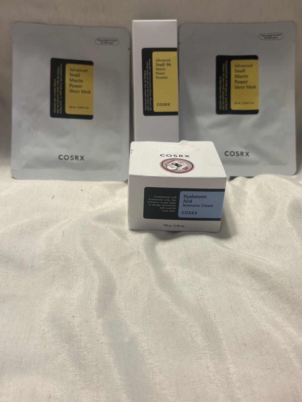 COSRX Snail Mucin Skincare Bundle Hydrating K-Beauty Set Essence Cream Masks